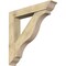 Ekena Millwork Funston Traditional Rough Sawn Bracket w/ Offset Brace, Douglas Fir, 8"W x 46"D x 46"H BKT0806X46X46FST01RDF - alternate 1